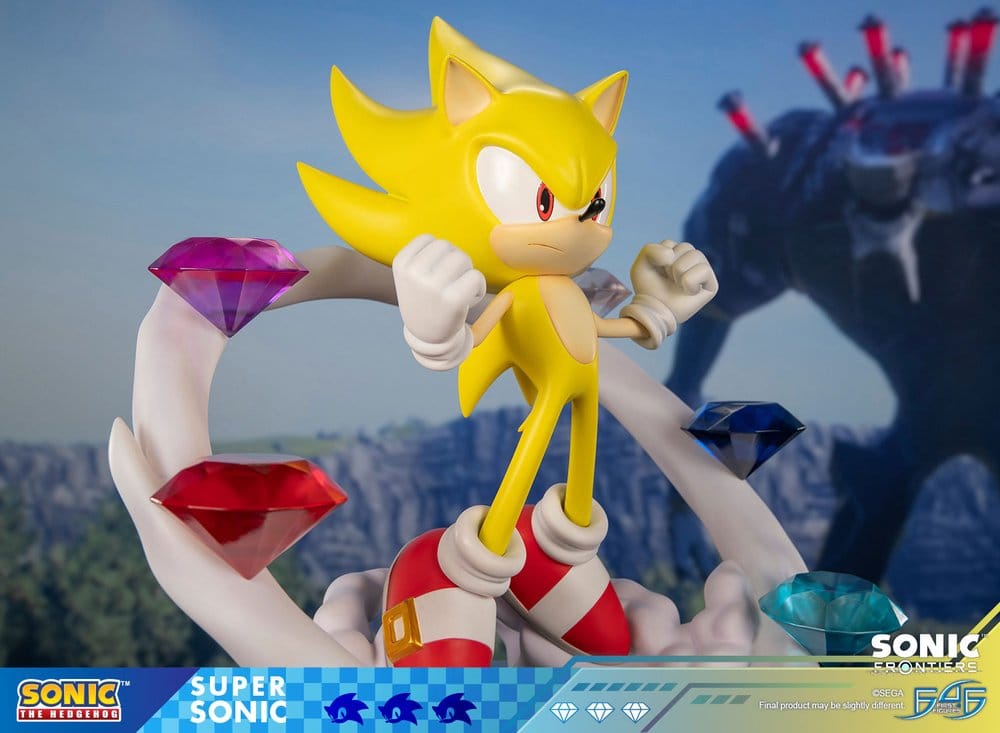 Sonic The Hedgehog Resin Estatua Sonic Frontiers Super Sonic 45 cm