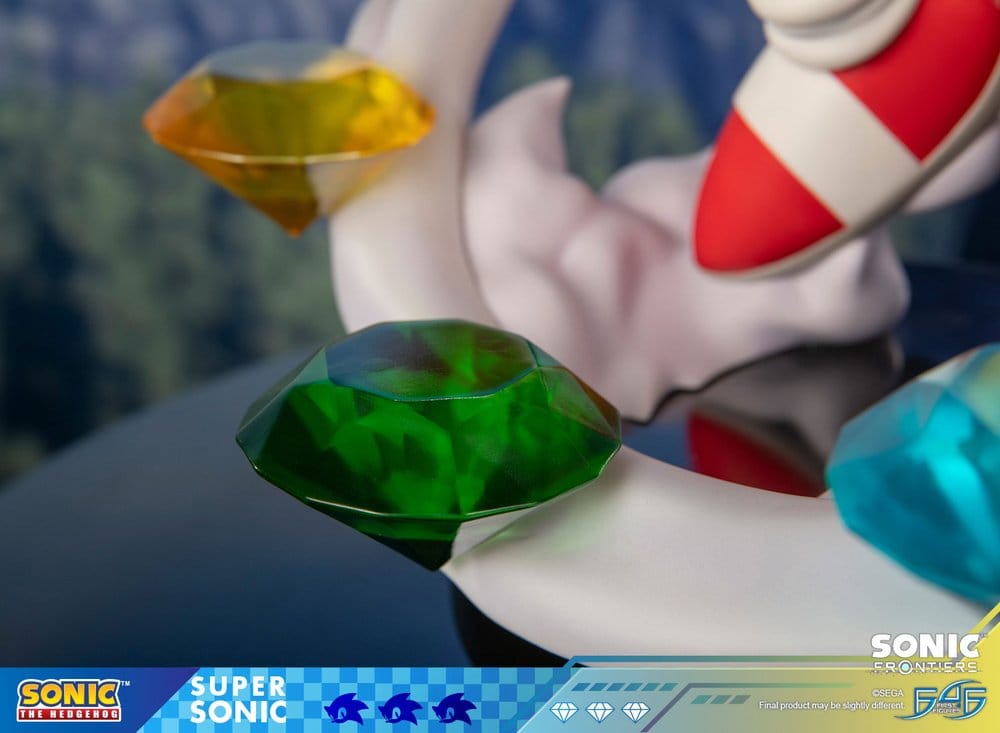 Sonic The Hedgehog Resin Estatua Sonic Frontiers Super Sonic 45 cm