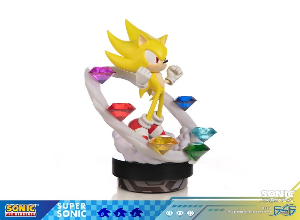 Sonic The Hedgehog Resin Estatua Sonic Frontiers Super Sonic 45 cm