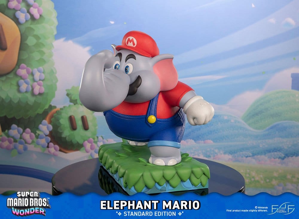 Super Mario Bros. Wonder Resin Estatua Elephant Mario Standard Edition 43 cm