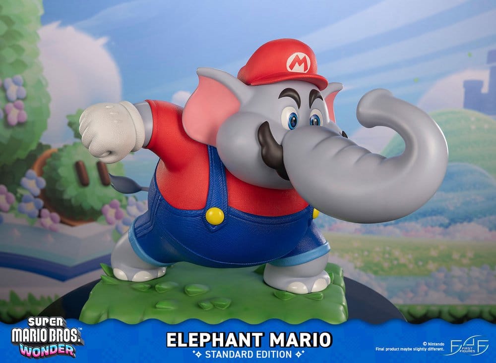 Super Mario Bros. Wonder Resin Estatua Elephant Mario Standard Edition 43 cm