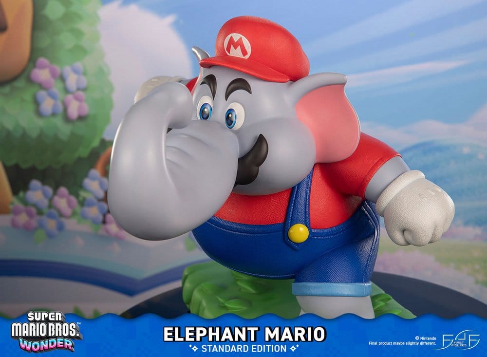 Super Mario Bros. Wonder Resin Estatua Elephant Mario Standard Edition 43 cm