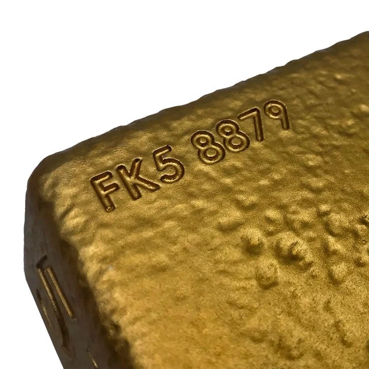 James Bond prop Réplica 1/1 Goldfinger Fort Knox Bullion Bar 25 cm Limited Edition