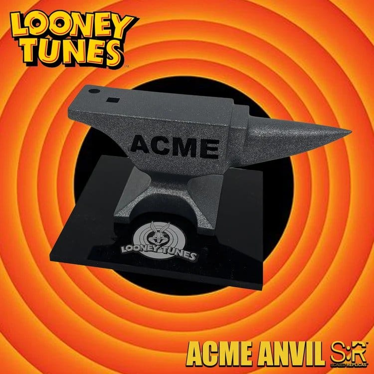 Looney Tunes Prop Réplica a Escala Acme Anvil 17 cm