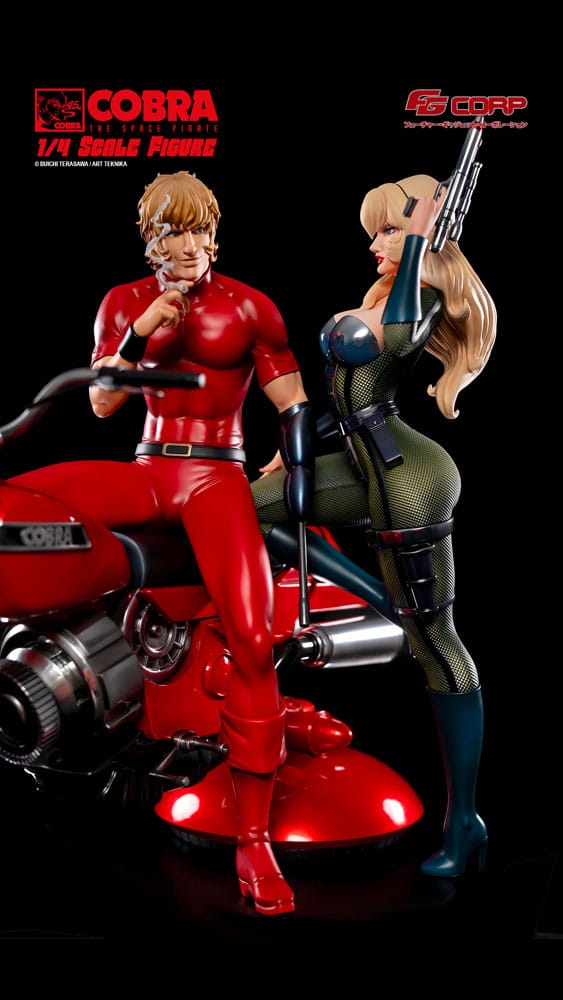 Space Pirate Cobra Estatua 1/4 Cobra & Jane Royal (Spacesuit Ver.) 47 cm