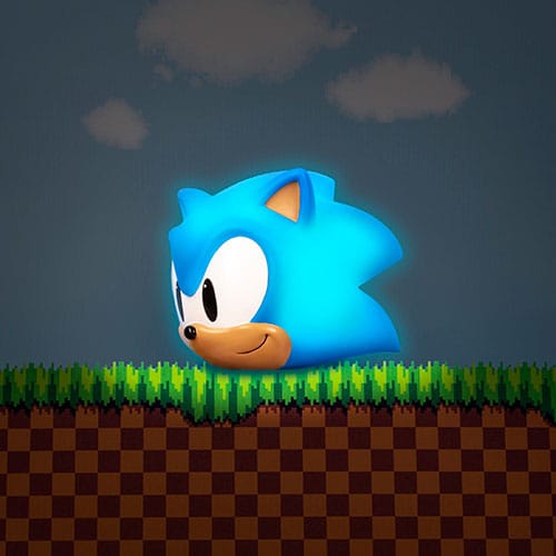 Sonic the Hedgehog Lámpara Mood Light Sonic Head 12 cm Frikytopia