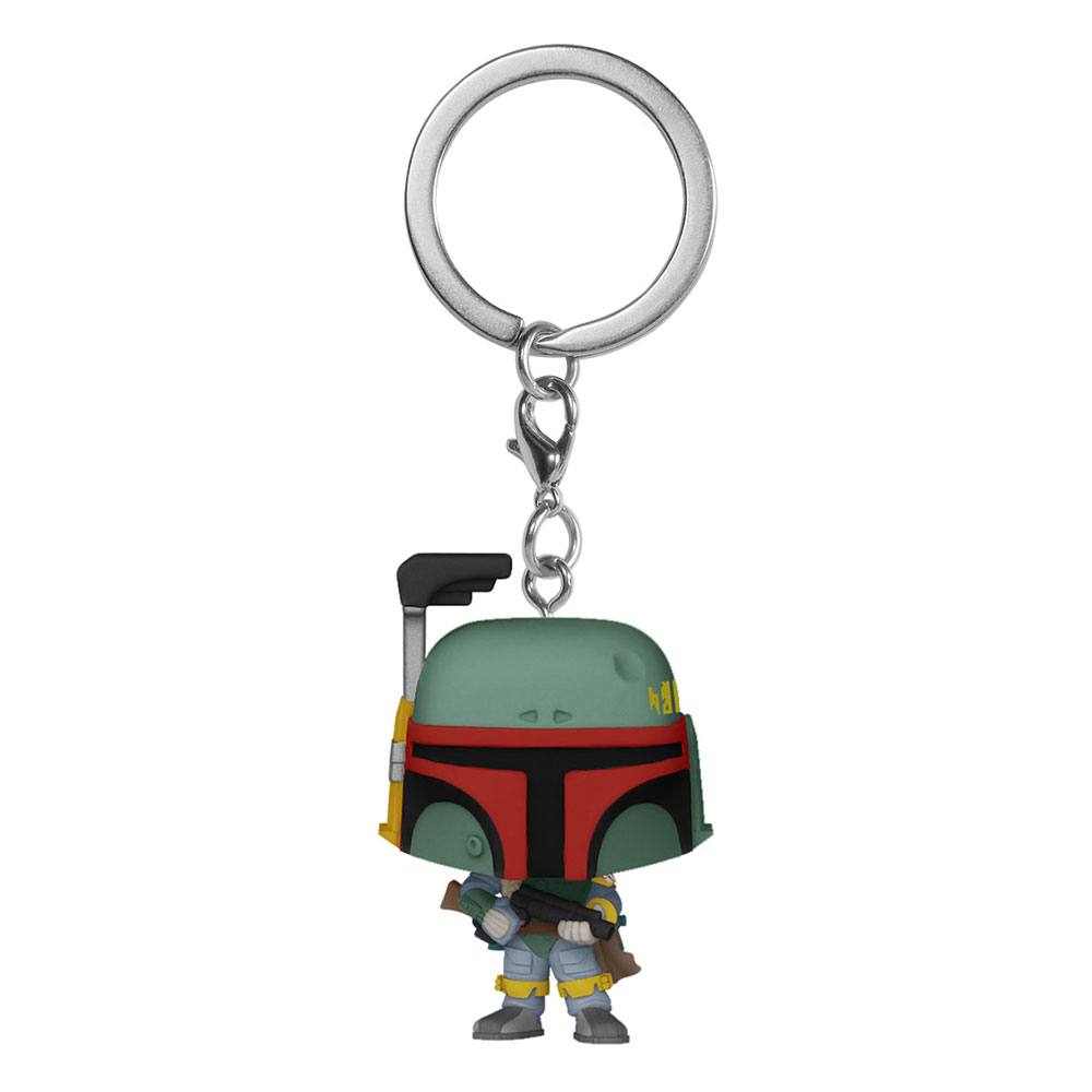 Star Wars Llaveros Pocket POP! Vinyl Boba Fett 4 cm Expositor (12) Frikytopia