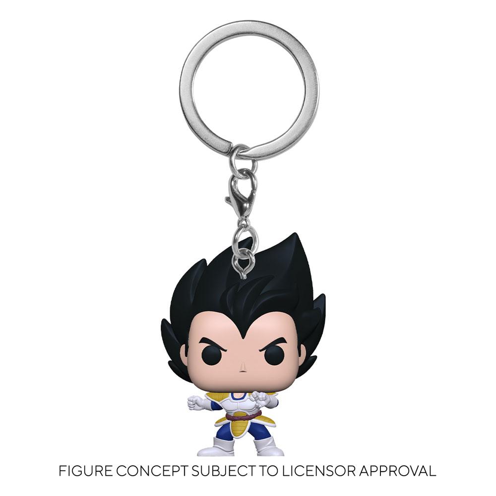 Dragon Ball Z Llaveros Pocket POP! Vinyl Vegeta 4 cm Expositor (12) Frikytopia