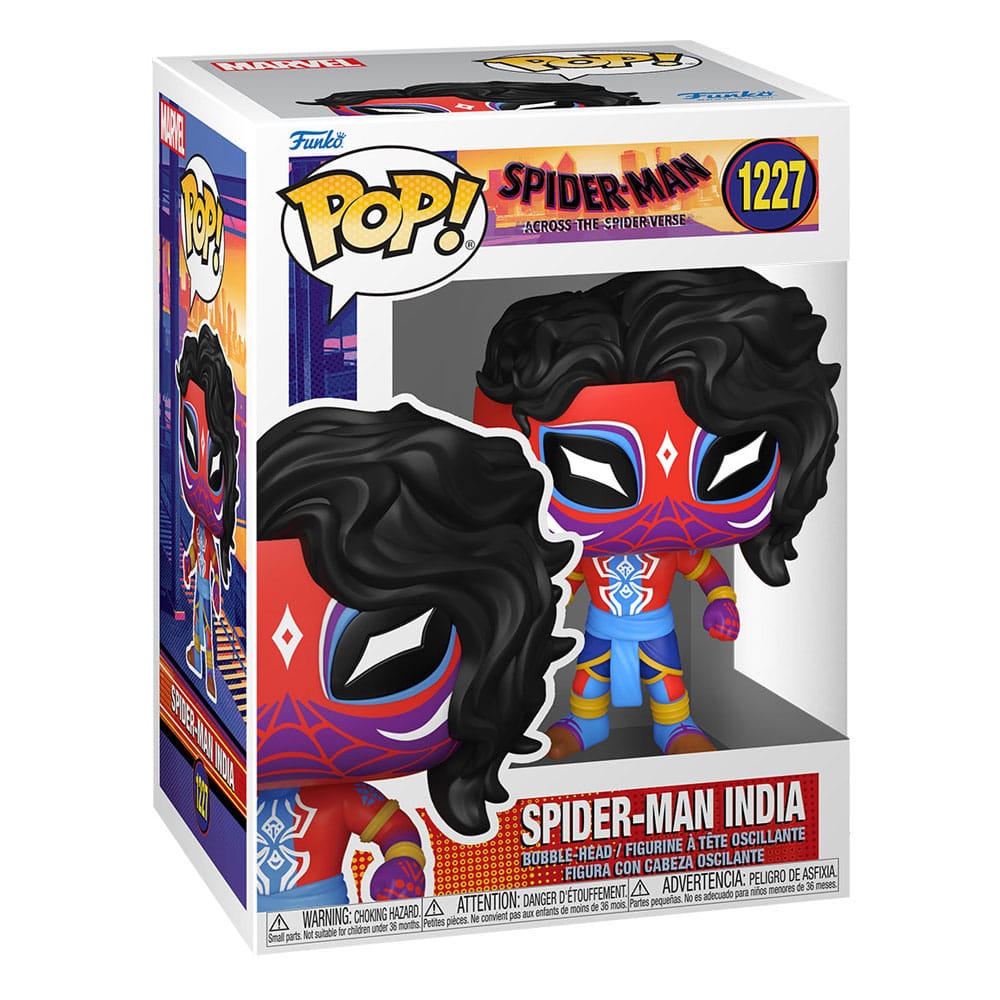 Spider-Man Across the Spider-Verse Figura POP Movies Vinyl Spider-Man India 9cm