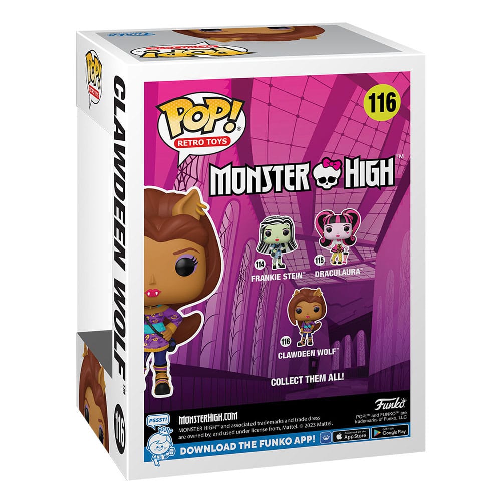 Figura POP Monster High Clawdeen