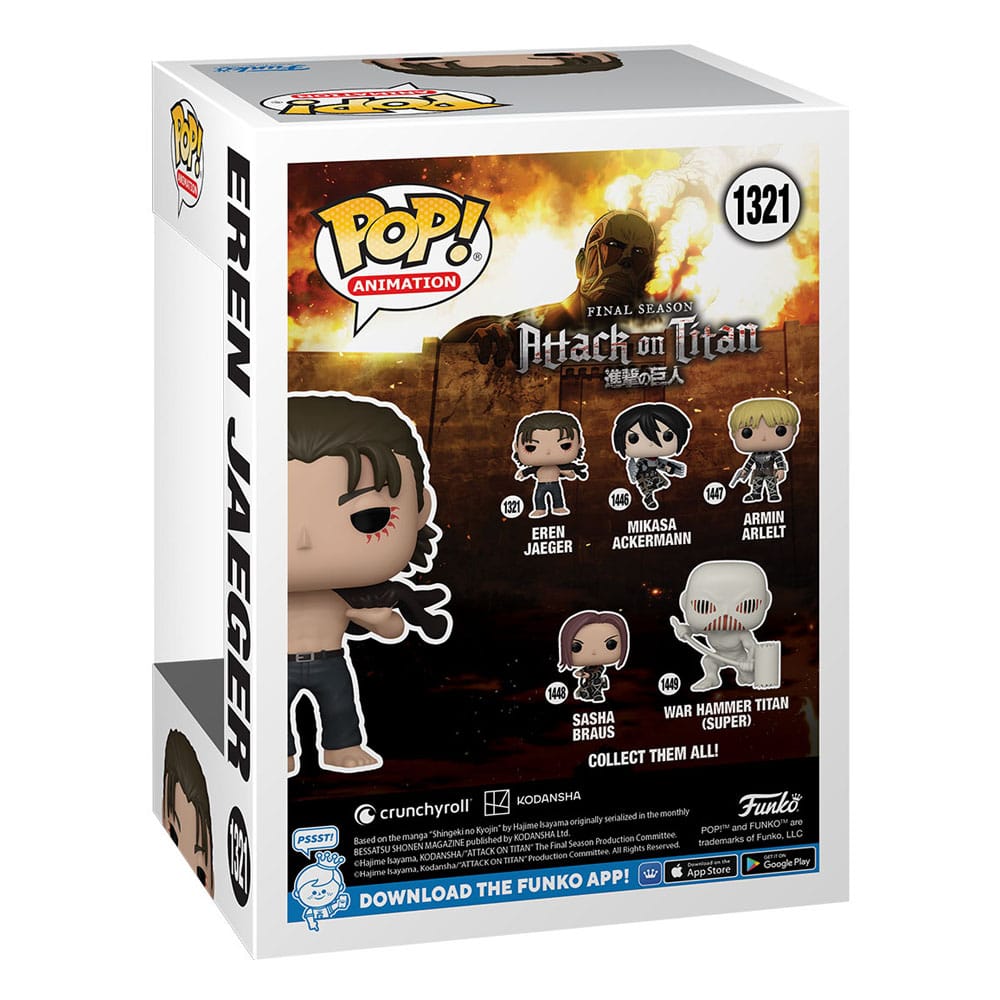 Figura POP Attack on Titan Eren Jeager
