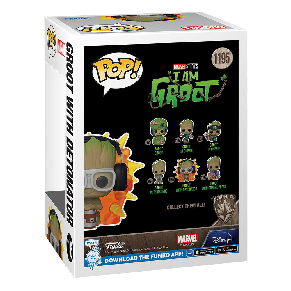 Figura POP Marvel I am Groot - Groot with Detonator