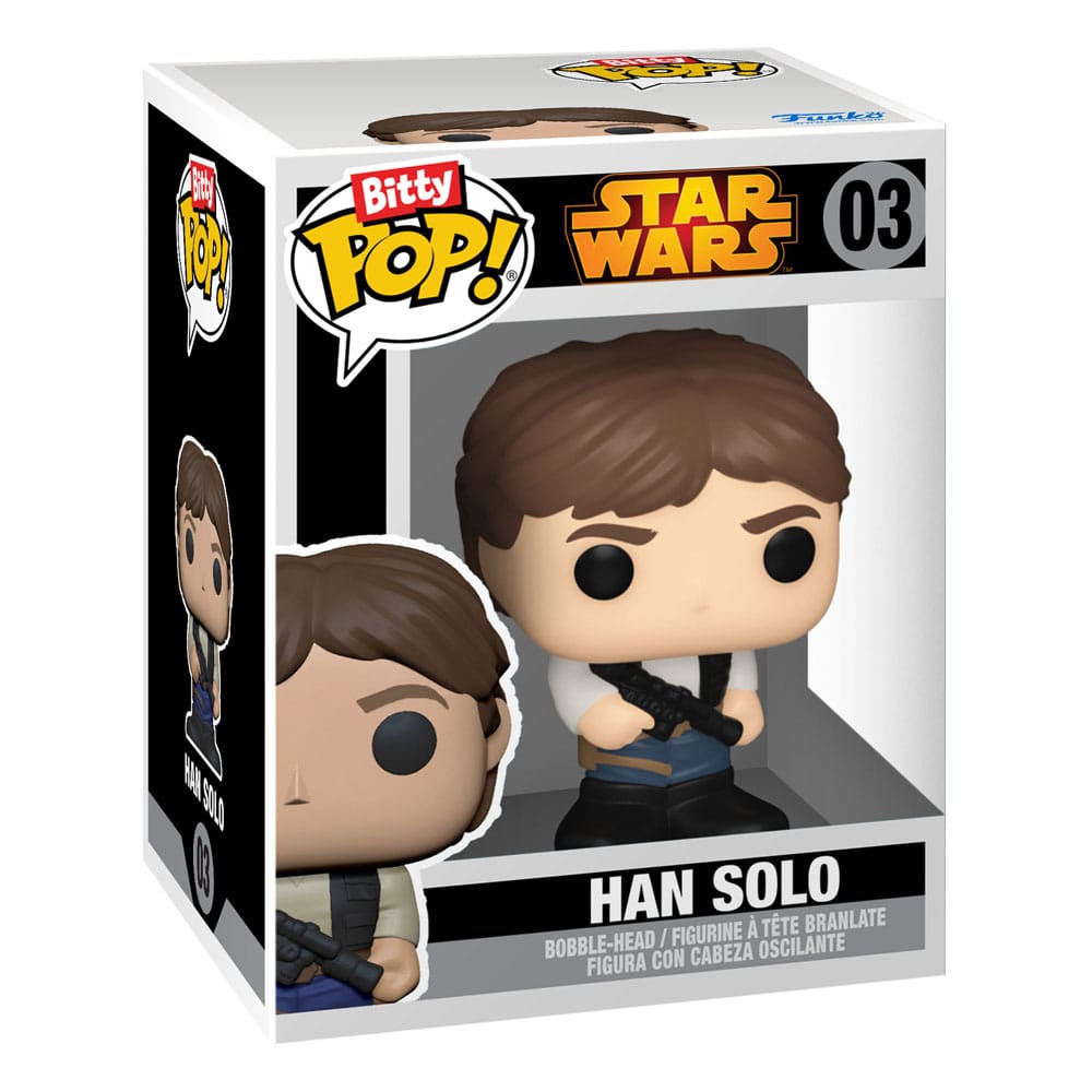 Blister 4 figuras Bitty POP Star Wars Han Solo
