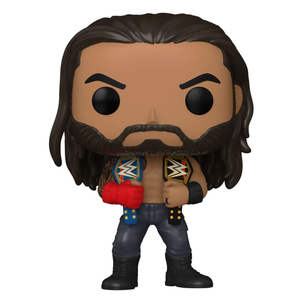 WWE POP! Vinyl Figura Roman Reigns w/Belts 9 cm Frikytopia