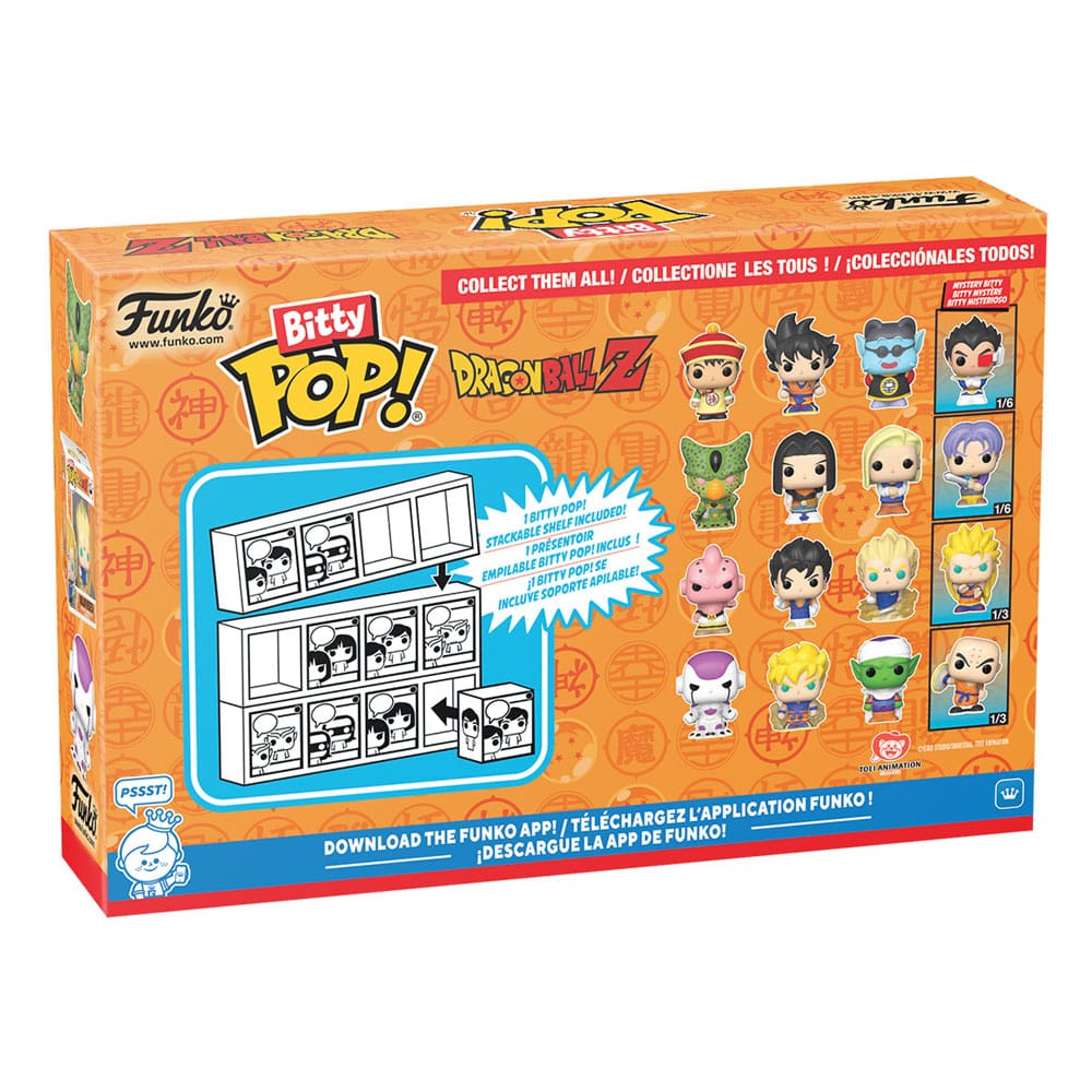 Blister 4 figuras Bitty POP Dragon Ball Z Cell
