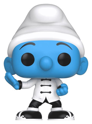 Os Smurfs POP! Figura de Vinil Smurf Fortão Edição Exclusiva 9 cm