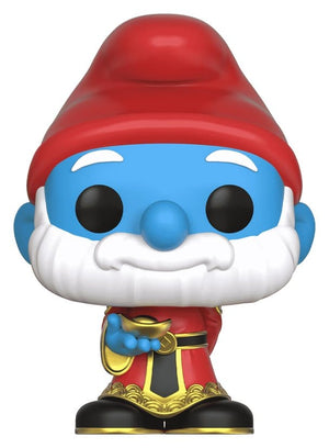 Os Smurfs POP! Figura de Vinil Pai Smurf Edição Exclusiva 9 cm