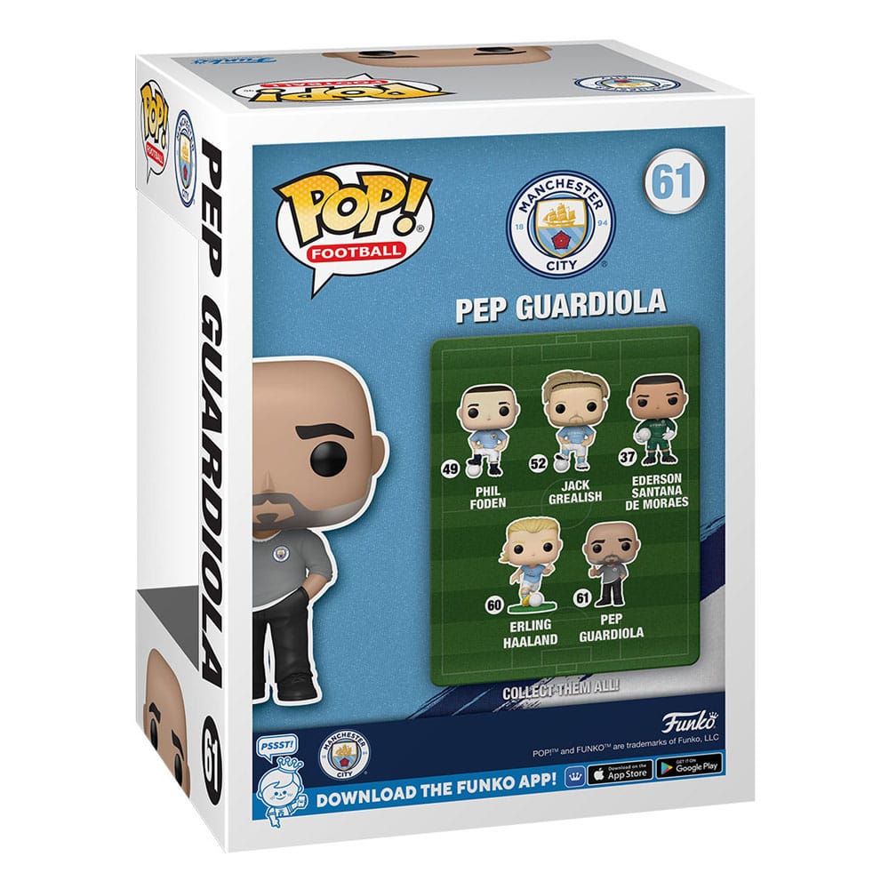 EFL POP Football Vinyl Figura ManCity Pep Guardiola 9cm
