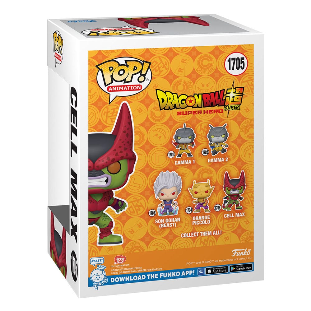Dragon Ball Super: Super Hero Figura POP! Vinyl Cell Max 9 cm