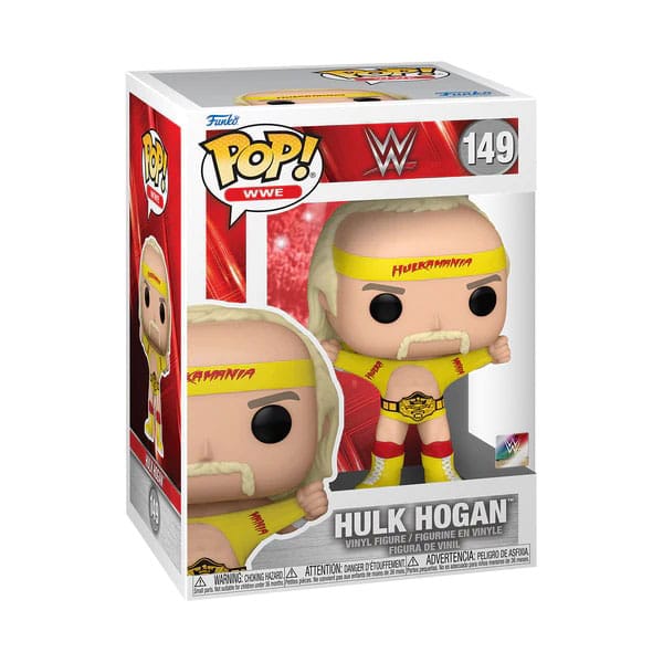 WWE POP! Vinyl Figura Hulkamania c/ cinto 9 cm