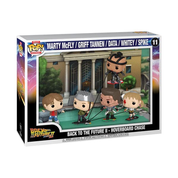 De Volta para o Futuro Pack de 5 Pop Moments Deluxe Figuras Vinil Hoverboard