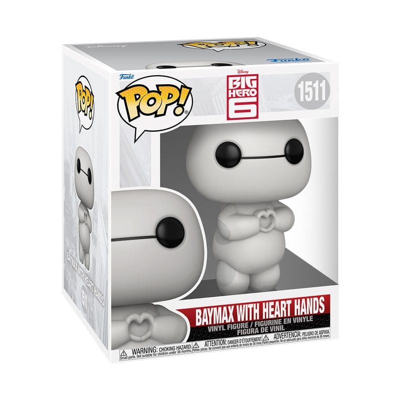 Big Hero 6 Oversized Pop! Figura Vinil Baymax (Heart Hands) 15 cm