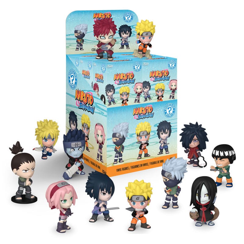 Naruto Shippuden Mystery Minis Minifiguras 5 cm Expositor (12) Frikytopia