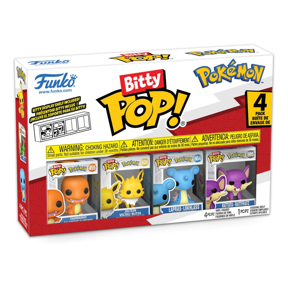 Blister 4 figuras Bitty POP Pokemon Charmander