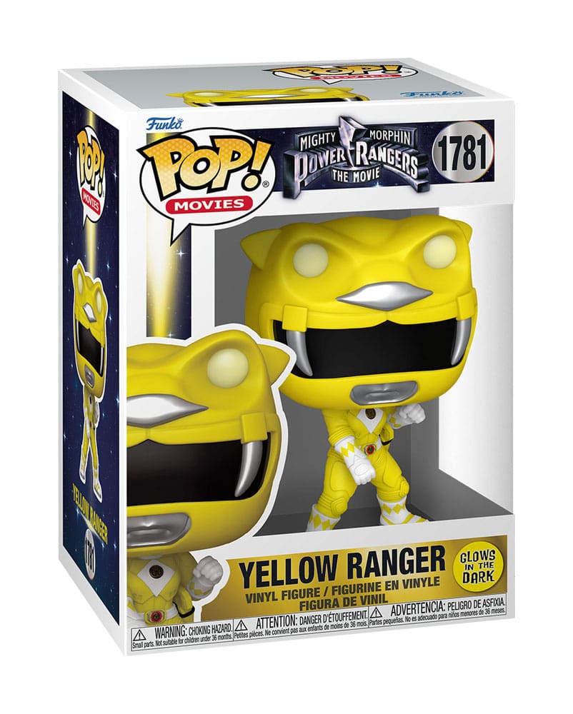 Power Rangers: la película POP! Movies Vinyl Figuren Yellow Ranger (GITD) 9 cm