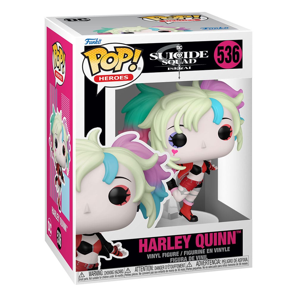 Suicide Squad Isekai POP Animation Vinyl Figura POP3 Harley Quinn 9cm