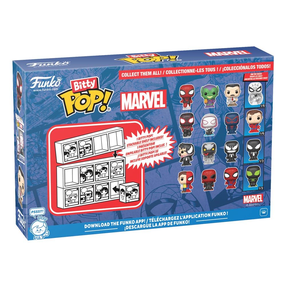 Spider-Man Pack de 4 Figuras Bitty POP! Vinyl Series 2 2 cm