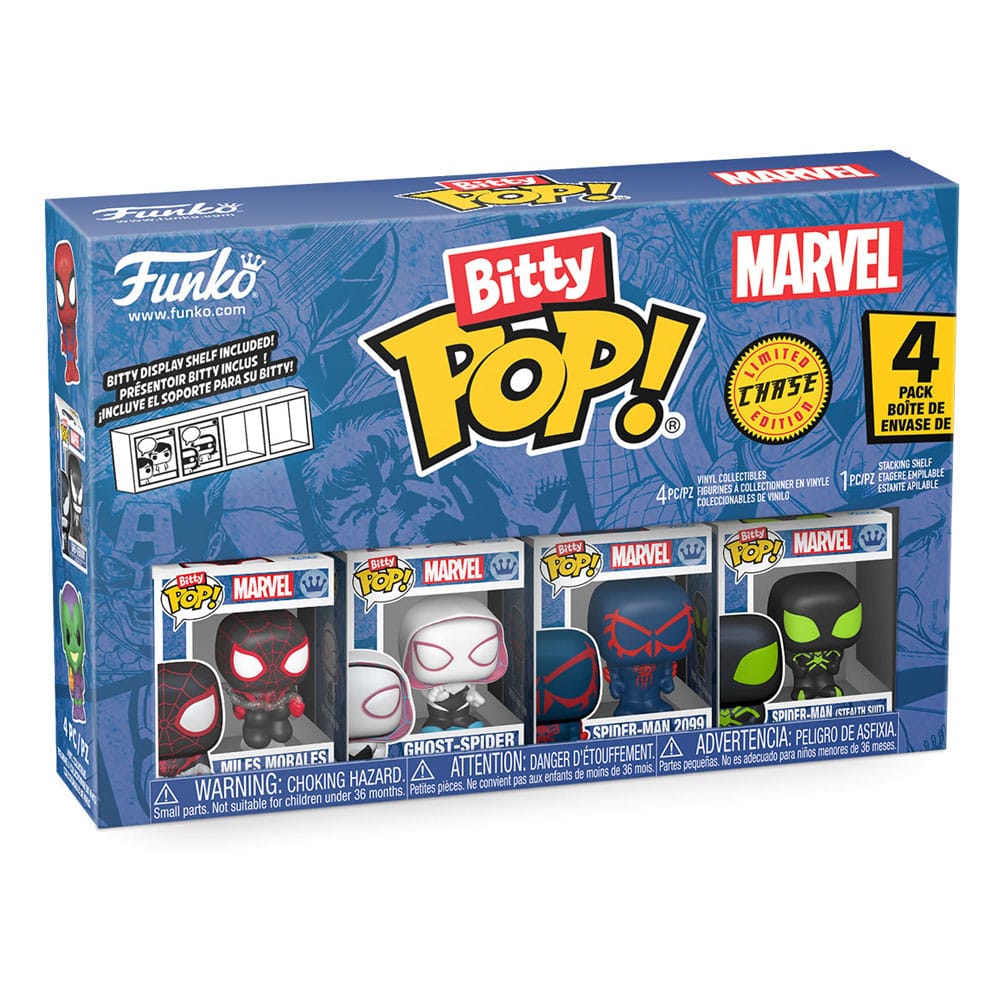 Spider-Man Pack de 4 Figuras Bitty POP! Vinyl Series 2 2 cm