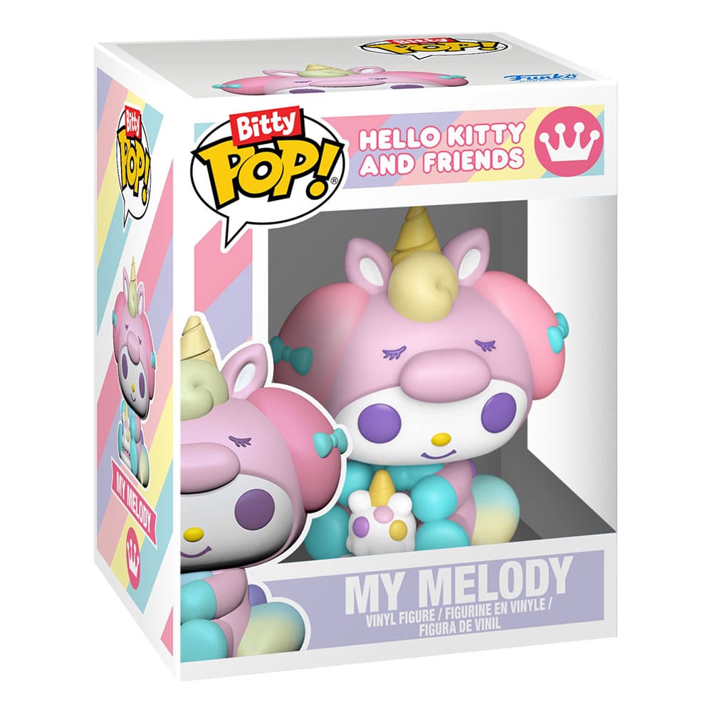 Blister 4 figuras Bitty POP Hello Kitty and Friends Kuromi