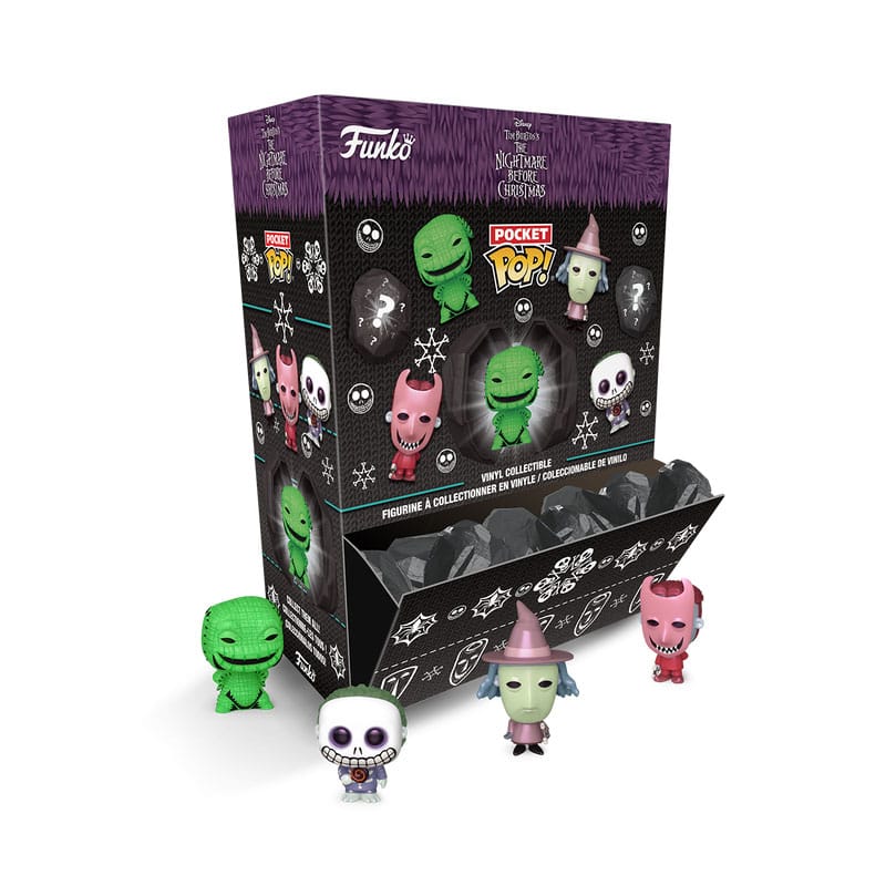 Nightmare before Christmas Figura Pocket POP! Vinil Coal 4 cm Expositor (12) Frikytopia