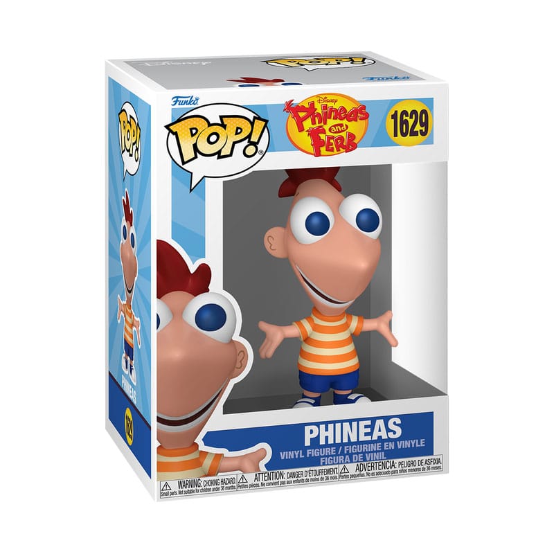 Phineas and Ferb Figura Pop! Disney Vinil Phineas 9 cm
