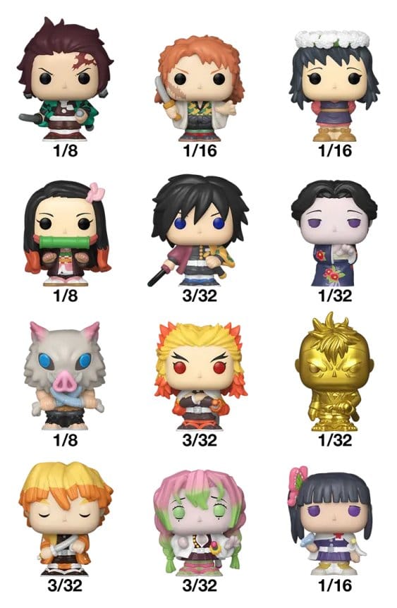 Demon Slayer: Kimetsu no Yaiba - The Movie Bitty POP! Vinyl Figuras 2 cm Expositor (32)