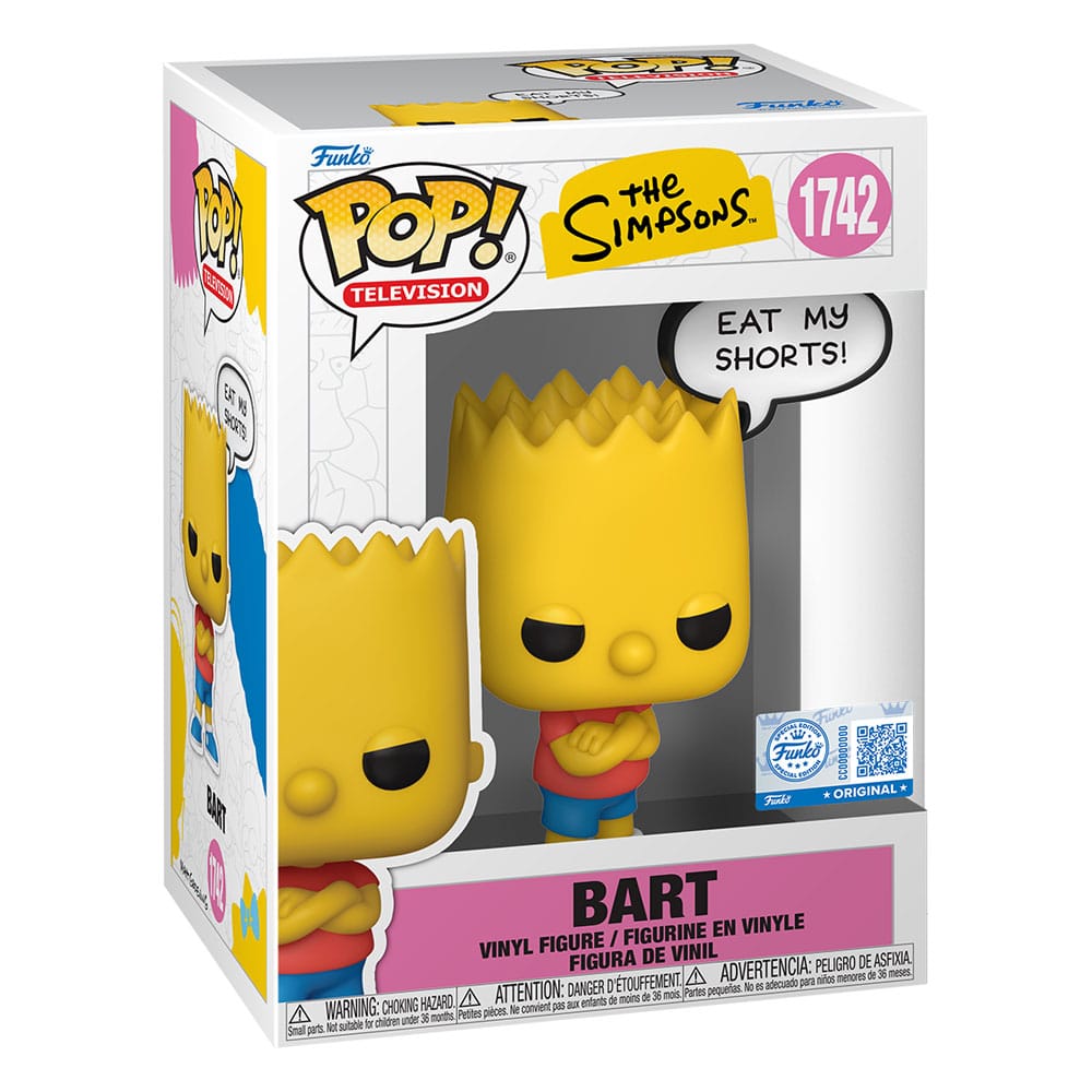 Funko pop! los simpsons bart eat my shorts!