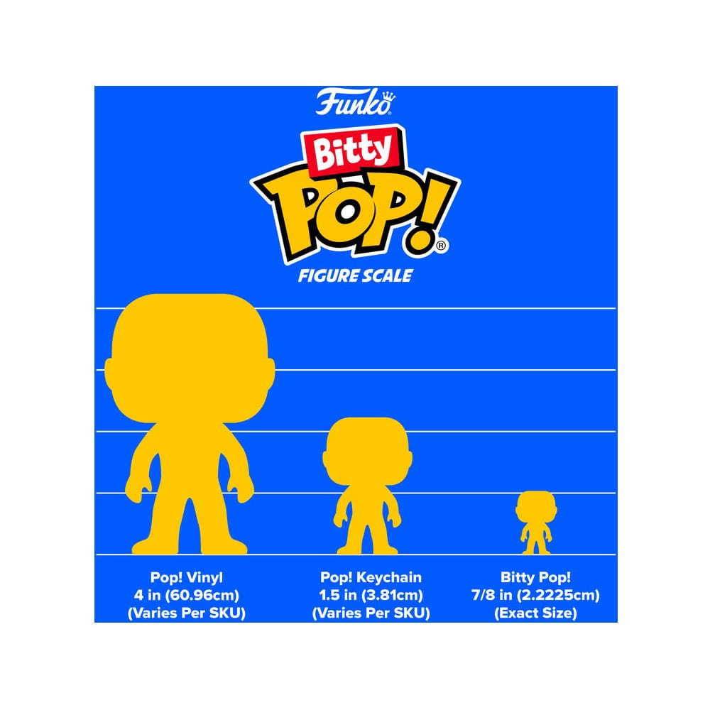 Hello Kitty Pack de 2 Bitty POP! Vinyl Figuras My Melody&Kuromi 2 cm