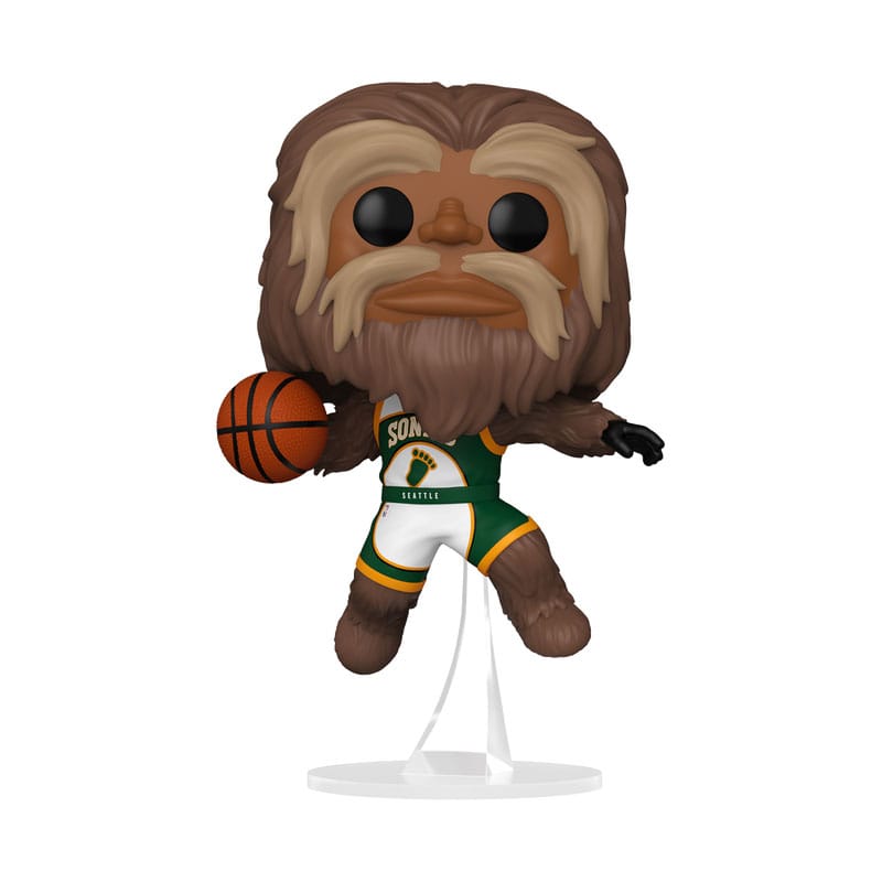 NBA Legends POP! Sports Vinyl Figura Mascots Sonics- Sasquatch 9 cm Frikytopia