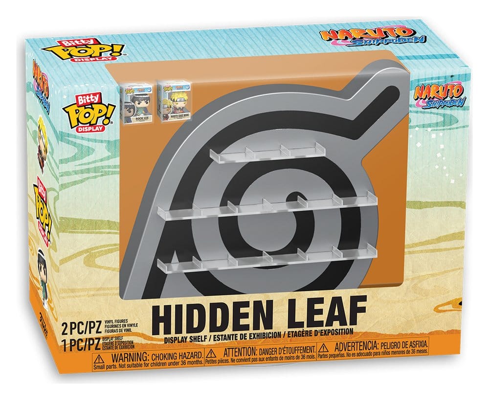 Naruto Bitty POP! Display Vinyl Figuras Hidden Leaf Frikytopia