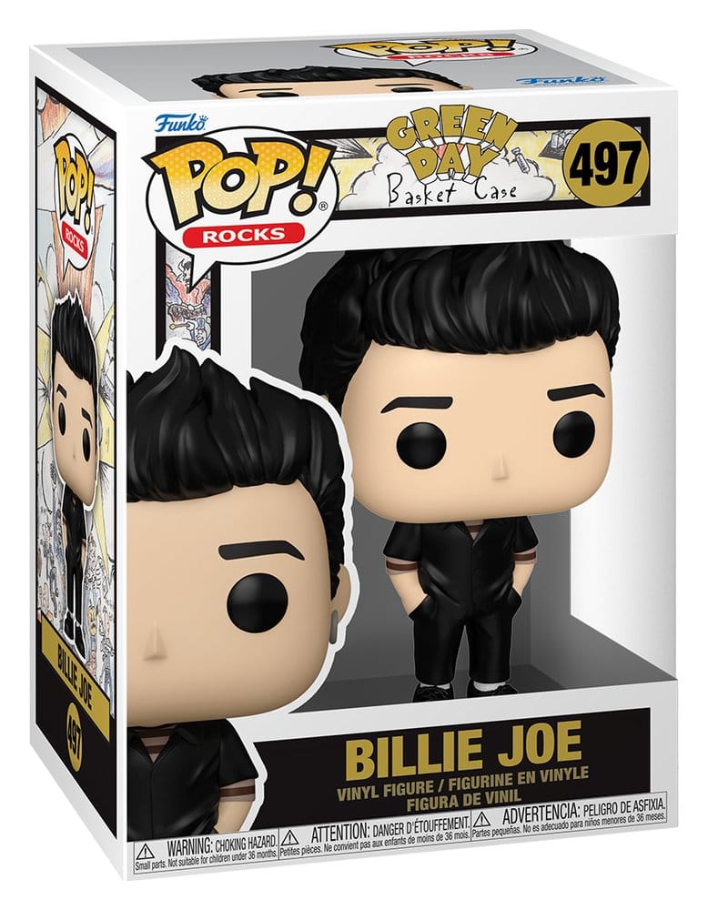 Green Day Figura POP! Rocks Vinyl Billie Joe (Basket Case) 9 cm