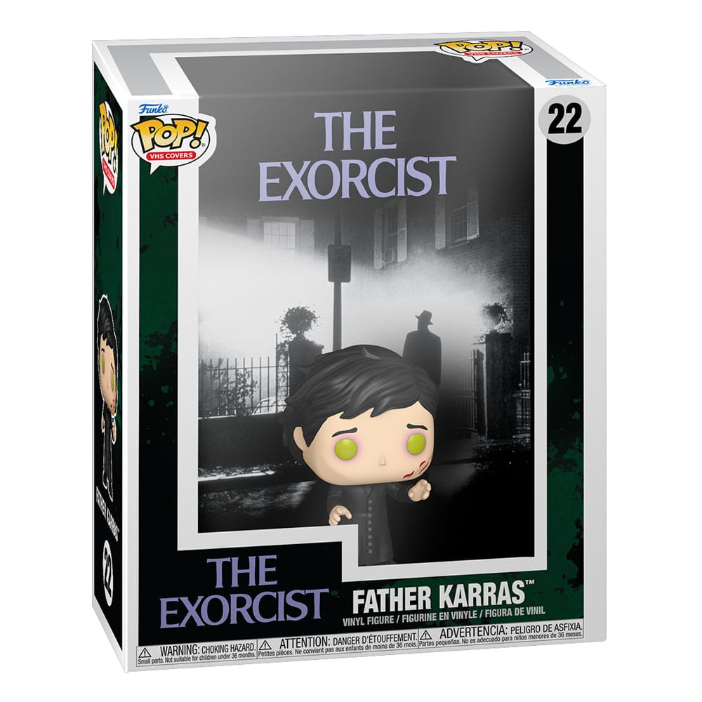 Funko pop vhs cover the exorcist damien karras