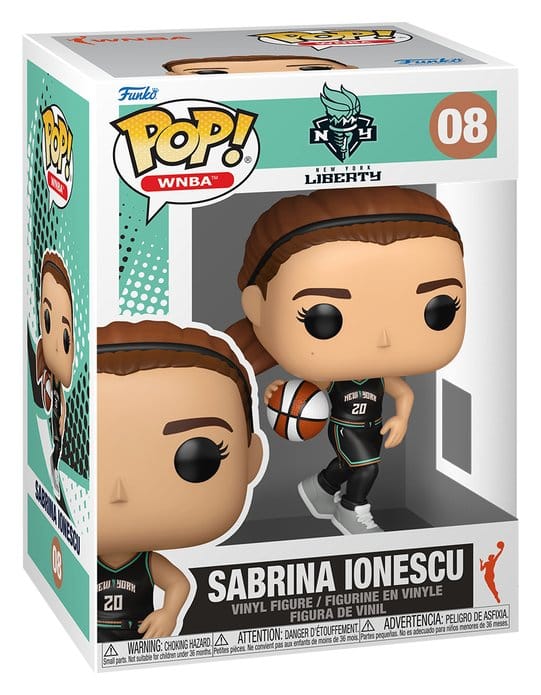 WNBA Legends Figura POP! Sports Vinil Liberty- Sabrina Ionescu 9 cm