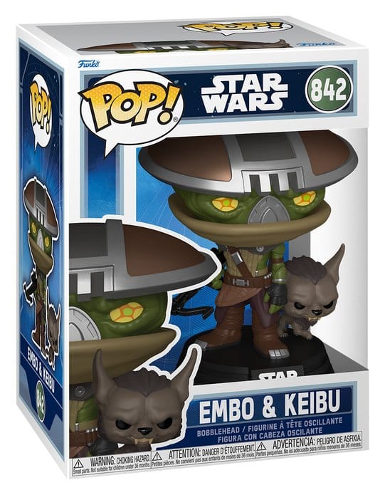 Figura POP Star Wars: The Mandalorian & Grogu - Embo & Keibu