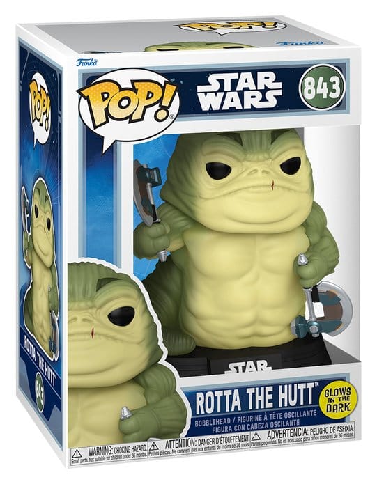 Figura POP Star Wars: The Mandalorian & Grogu - Rotta the Hutt