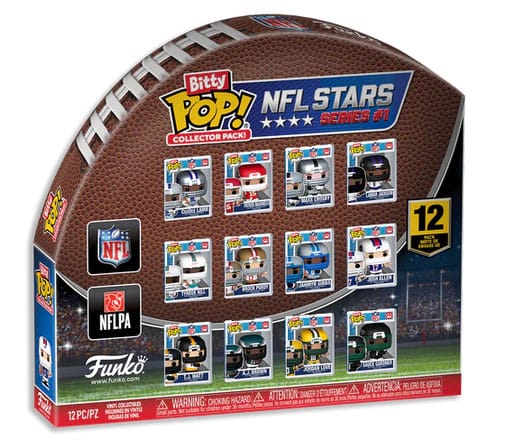 NFL Display de 12 Figuras Bitty POP! Vinyl Multipack 2,5 cm Frikytopia