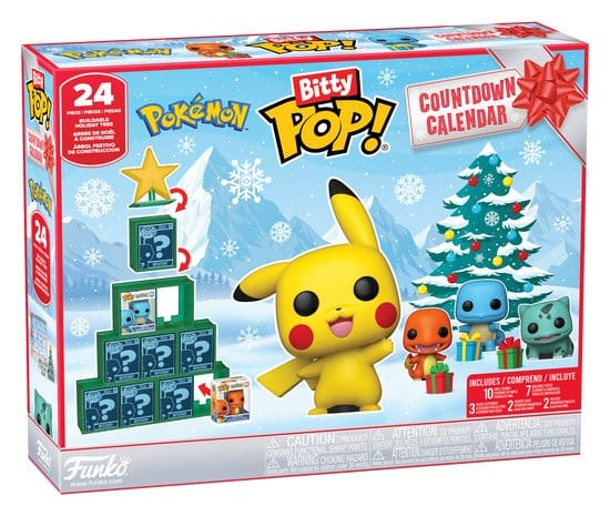 Pokémon Bitty POP! Calendario de adviento 24 Day Countdown Frikytopia