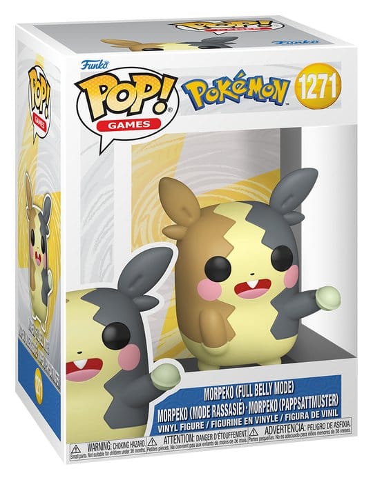 Pokémon Figura POP! Games Vinyl Morpeko(Full Belly) 9 cm