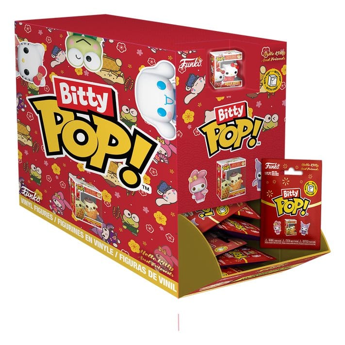 Hello Kitty & Friends Display de 24 Figuras Bitty POP! Single Vinyl PDQ 2,5 cm Frikytopia