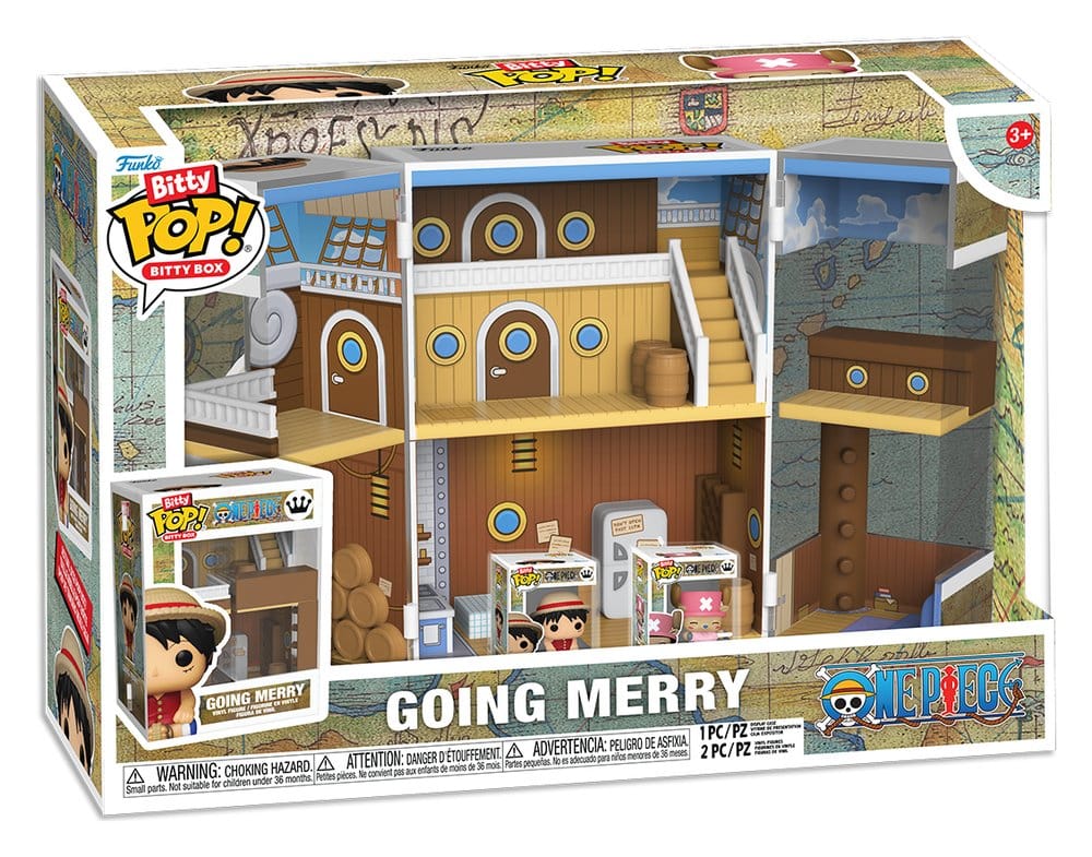 One Piece Bitty POP! Bitty Box Expositor con 2 Figuras de vinilo Going Merry Frikytopia